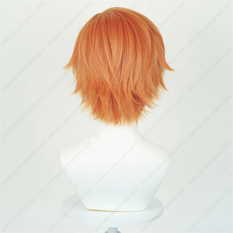 イベント・ハロウィングッズ｜東雲明人コスプレウィッグ オレンジ(30cm)