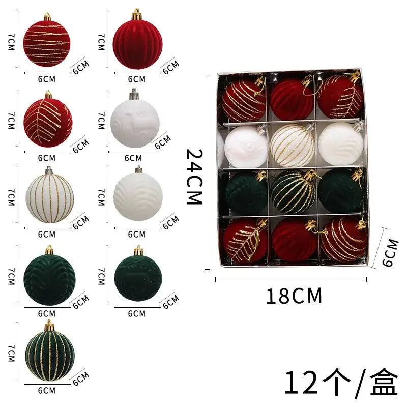 イベント・クリスマス装飾｜バーガンディ色のクリスマスボールペンダント
