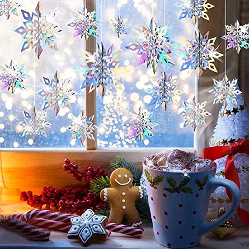 イベント・クリスマス装飾｜スノーフレーク オーナメントセット