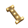 【LED装飾】LEDライト・デコレーションライト（ハート/アルファベット/数字）
