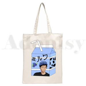 |ノベルティ用品 | 黒子のバスケ柄エコバッグ  | 34×38c
