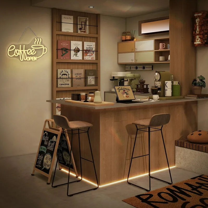 Coffee OPEN　LEDネオンサイン