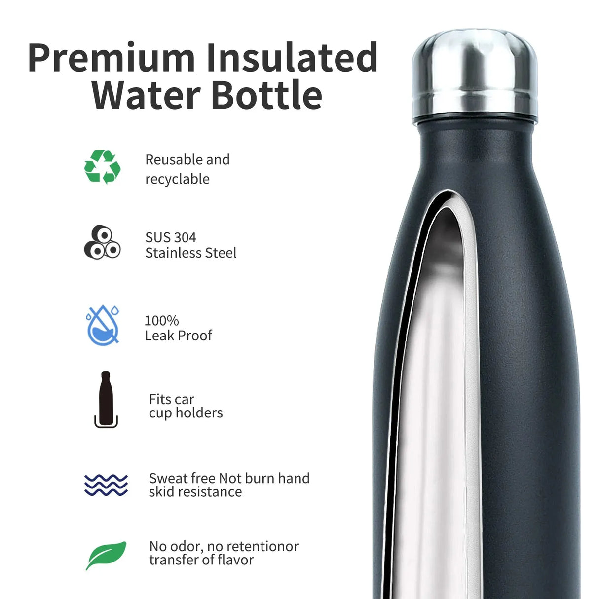 |イベント・ノベルティ用品 | ステンレス断熱ウォーターボトル | 500ml