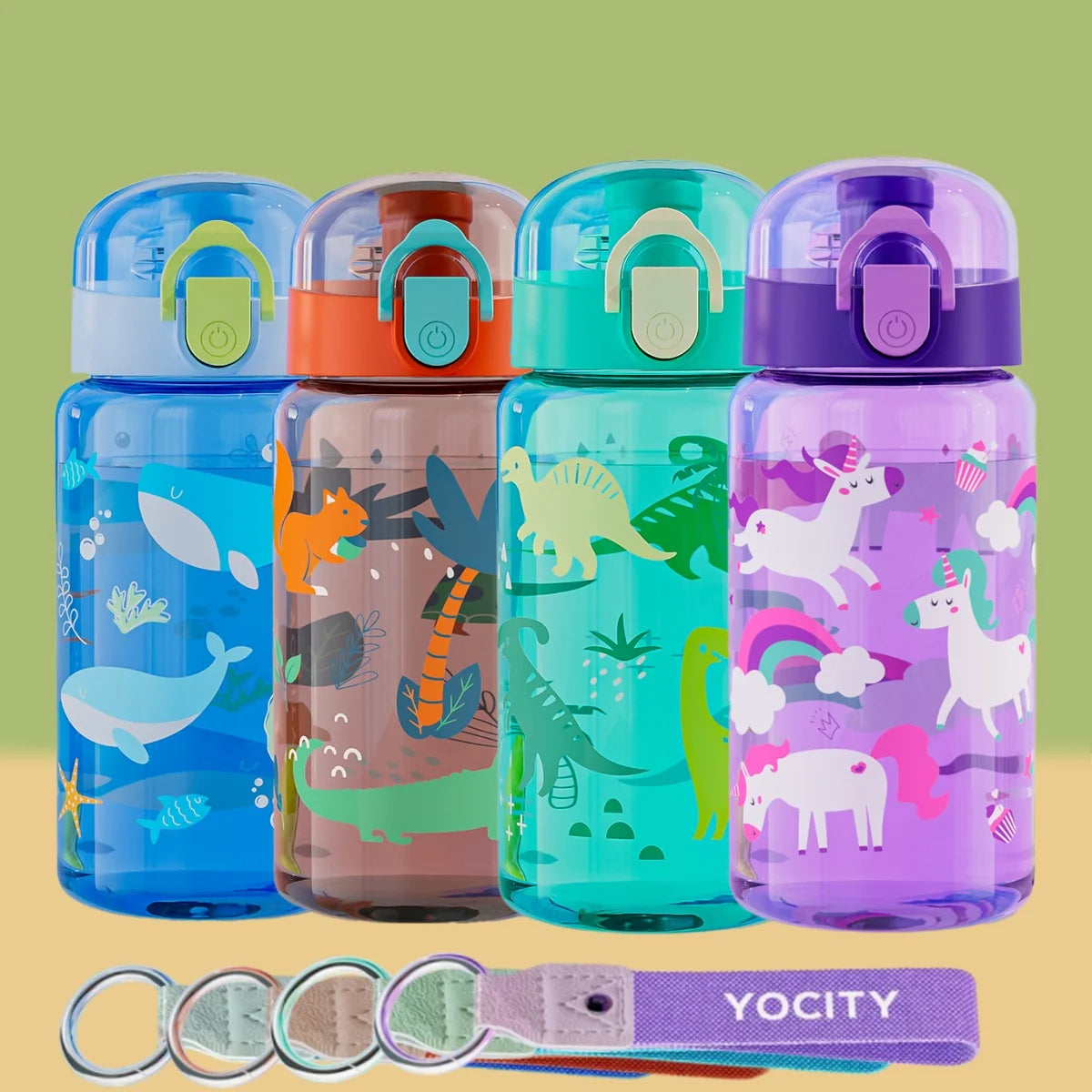 |イベント・ノベルティ用品 | 可愛いイラスト入りウォーターボトル | 550ml