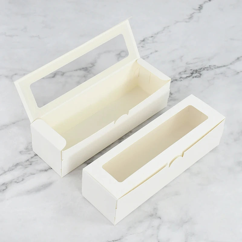 |イベント・ノベルティ用品 | 透明窓付きクラフトギフトボックス | W19×H5×D5.6c