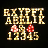 【LED装飾】LEDライト・デコレーションライト（ハート/数字/アルファベット）