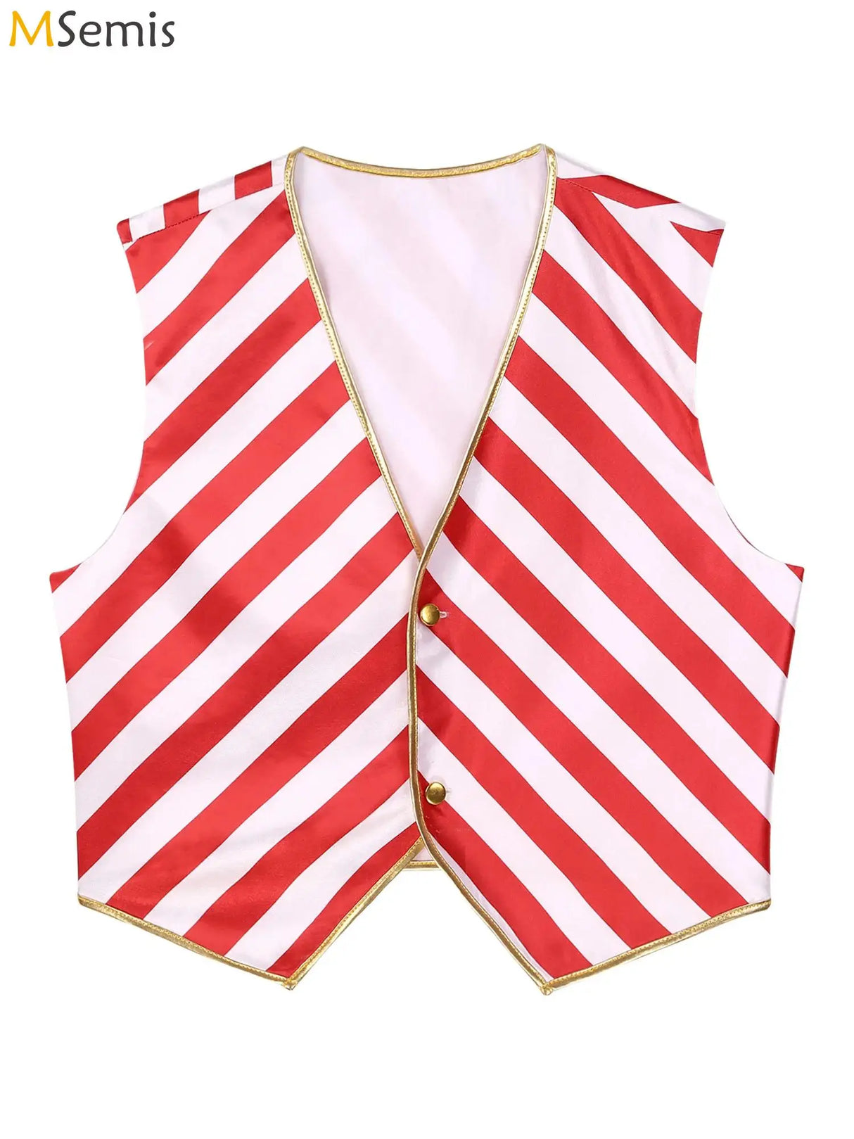 イベント・クリスマスグッズ｜ストライプキャンディーカラーベスト(XL～4XL)
