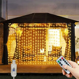 イベント・クリスマス装飾｜LEDカーテンライト USB接続(幅3M/6M)