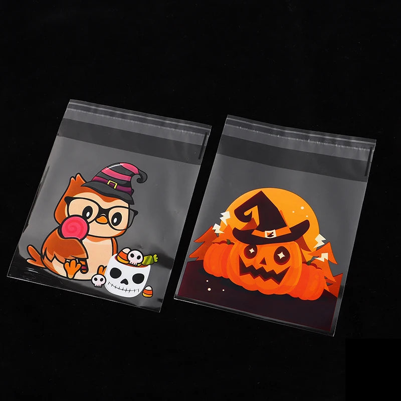 イベント・ハロウィングッズ｜6 in 1 セルフシール ギフトバッグ 50個セット