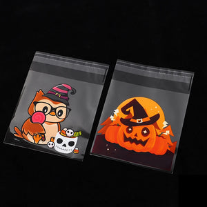イベント・ハロウィングッズ｜6 in 1 セルフシール ギフトバッグ 50個セット