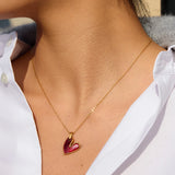 ヴィンテージレッド ラブフープジュエリーセット