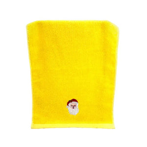 クリスマスグッズ・ ノベルティ用品｜クリスマス柄刺しゅう入りタオル| 45x32cm