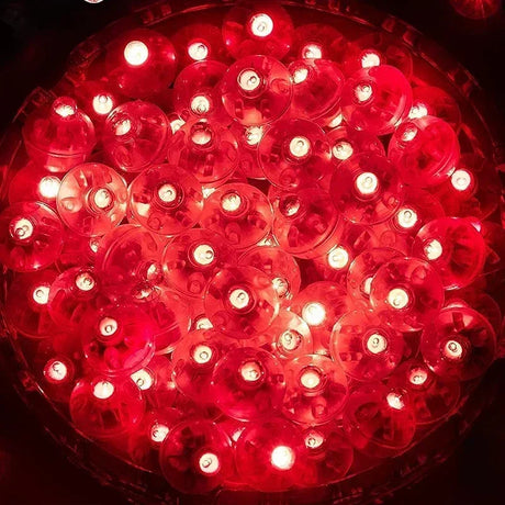 【イベント・ハロウィン装飾】ミニLEDボールランプ(10pcs～100pcs)