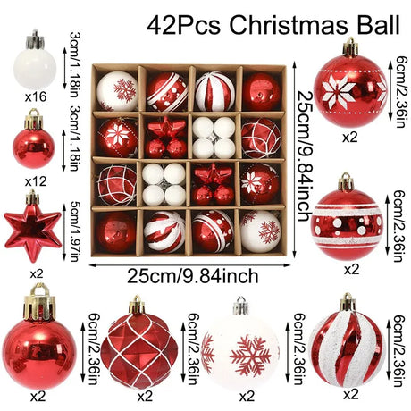 イベント・クリスマス装飾｜ボールオーナメント48個セット