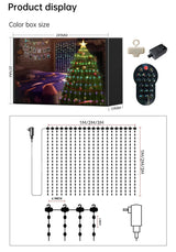 イベント・クリスマス装飾｜ LEDカーテンライト クリスマスデコレーション(1M/2M/3M)