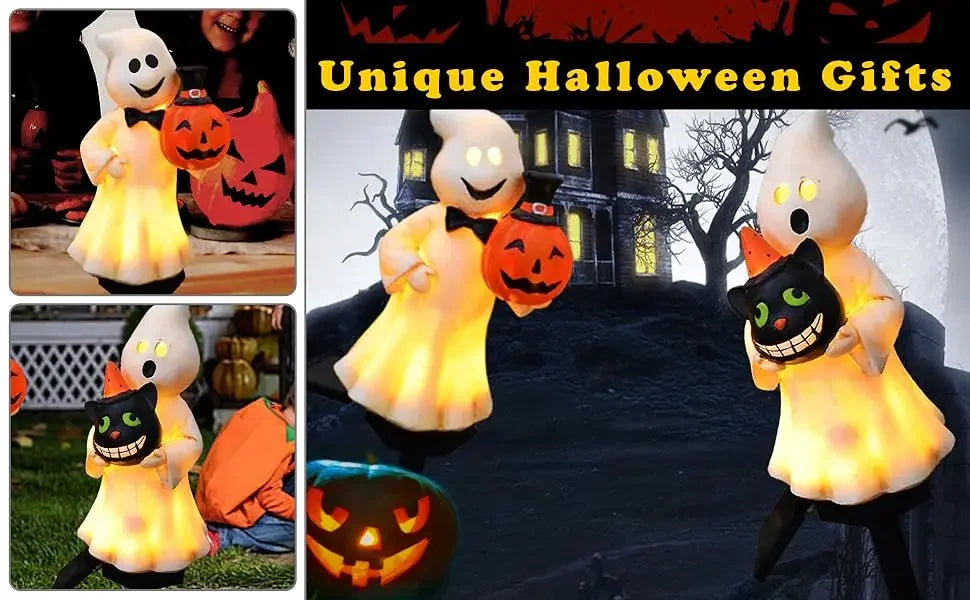 イベント・ハロウィングッズ｜ソーラーハロウィンゴーストライト 屋外用防水デコレーション
