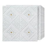 【DIY用】３Dアンティーク調タイル風ステッカー 70x70cm(5pcs/10pcs）