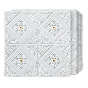 【DIY用】３Dアンティーク調タイル風ステッカー 70x70cm(5pcs/10pcs）
