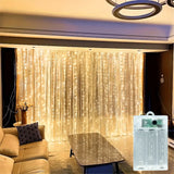 電池式LEDカーテンライト 100-600LED