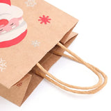 イベント・クリスマス装飾｜クラフト紙クリスマス柄ギフトバッグセット(1枚～10枚入)