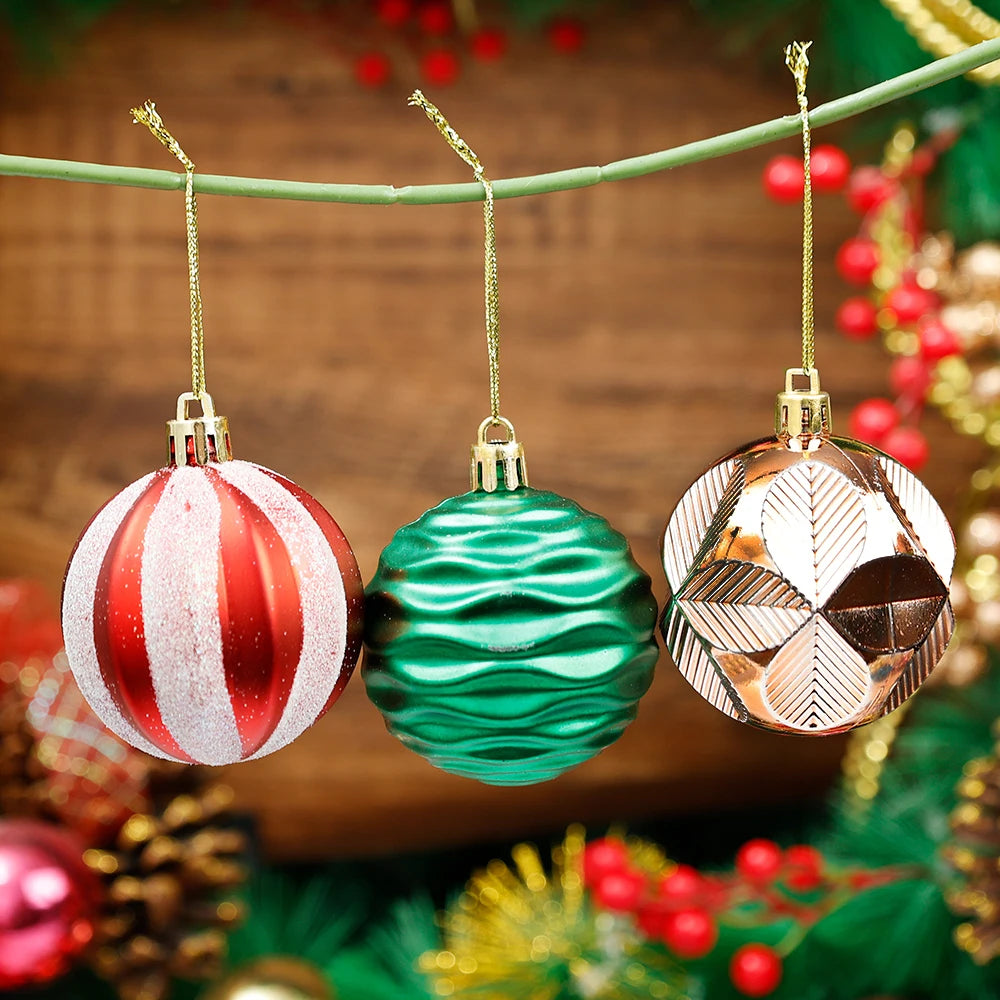 イベント・クリスマス装飾｜クリスマスツリーボールオーナメント12個セット