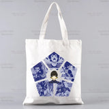 |ノベルティ用品 | ブルーロック柄プリント トートバッグ | 34×38c