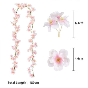 パーティー・インテリア装飾｜造花 桜ガーランド（1.8M/2.3M）