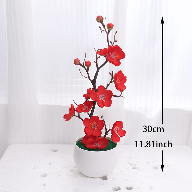 30cm人工観葉植物ミニ盆栽デコレーション