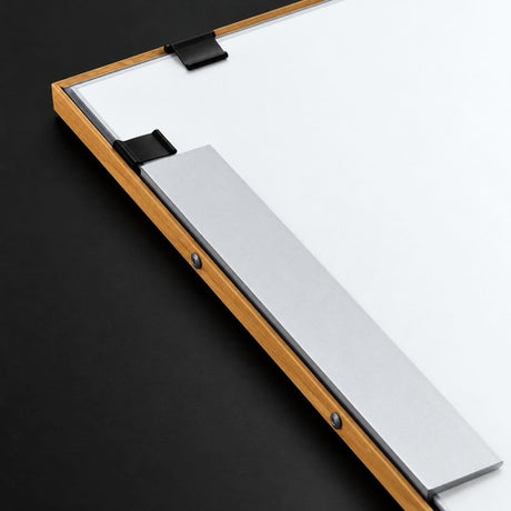壁面取付アングル 2×15×30mm 4個入 L200mm ビルボード直付け用金具｜誉PRINTING