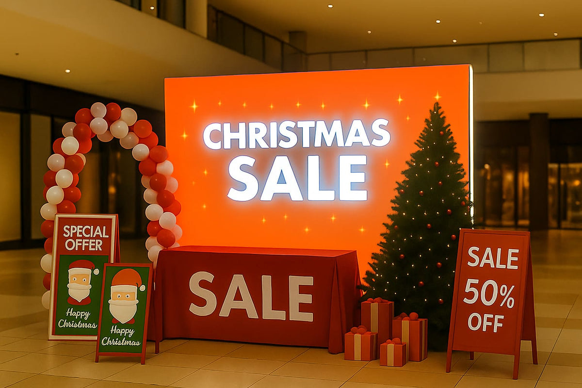 セゴライトボックスLEDライト付き クリスマスセール装飾セット