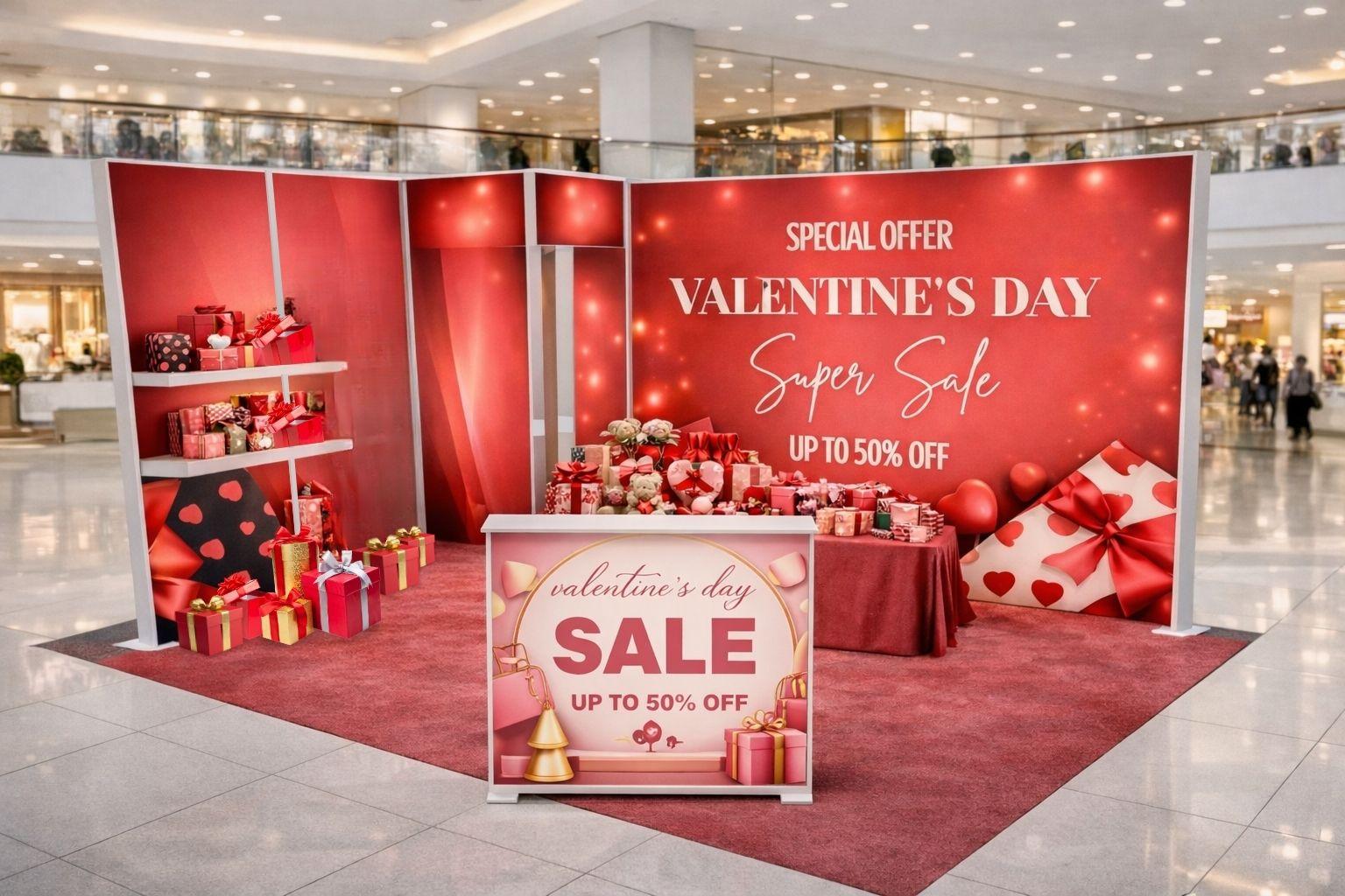 バレンタイン装飾｜誉PRINTING