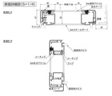 FB6627の透明アクリル、スチールボード、蝶番、LED電源部を示す断面詳細図｜誉PRINTING