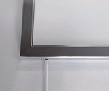 LED内照パネル FE949 フレーム下部の電源コード取り出し部｜誉PRINTING