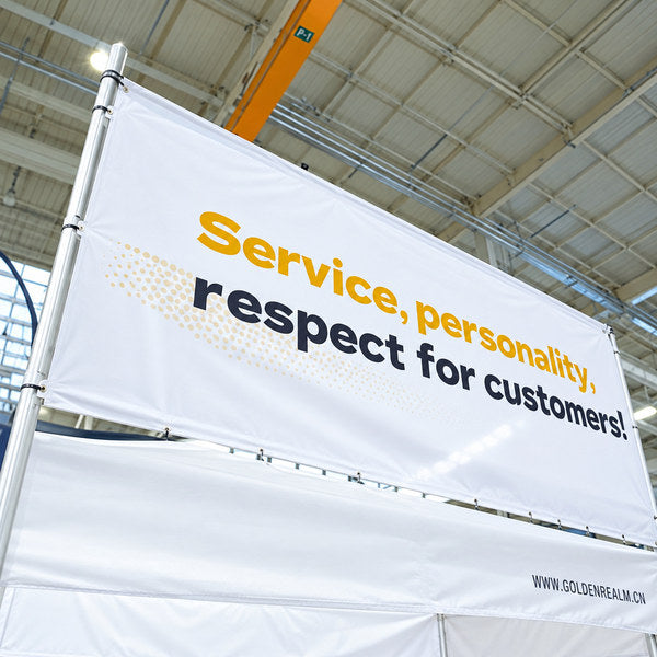 キャノピーバナーキット 300×100cm バナー掲示イメージ｜誉PRINTING