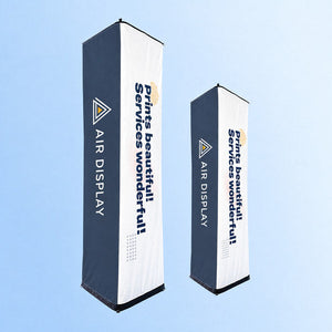 エアー角柱 77×77×300cm 2本セット設置イメージ｜誉PRINTING