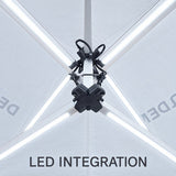 ワンタッチテント BAS-SQ 28-S（スチール） LEDインテグレーション対応｜誉PRINTING