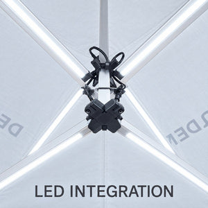 ワンタッチテント BAS-SQ 28-S（スチール） LEDインテグレーション対応｜誉PRINTING
