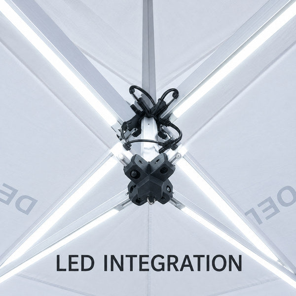 ワンタッチテント HEX 40-A（アルミ） LEDインテグレーション対応｜誉PRINTING
