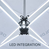 ワンタッチテント HEX 40-S（スチール） LEDインテグレーション対応｜誉PRINTING