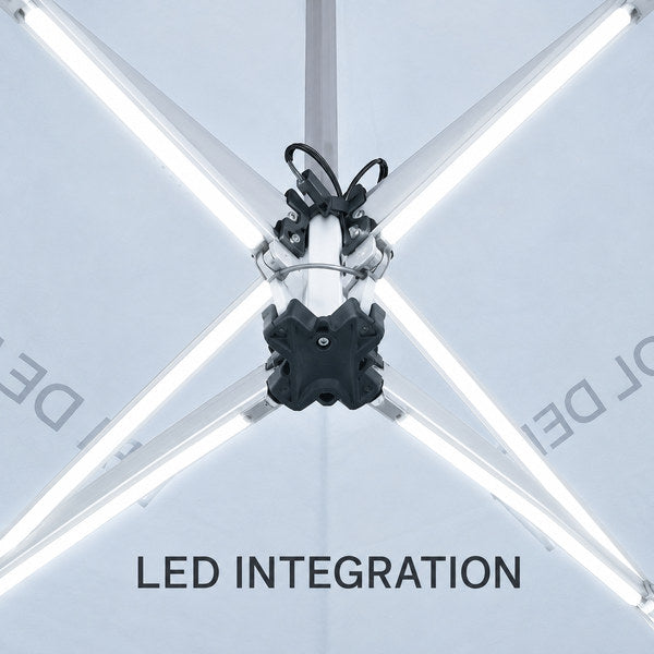ワンタッチテント SQU 28-S（スチール） LEDインテグレーション対応｜誉PRINTING