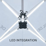 ワンタッチテント SQU 28-S（スチール） LEDインテグレーション対応｜誉PRINTING