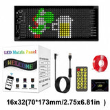 LED看板 スマホで文字表示 省スペース｜16×32・約17cm幅 フレキシブルデジタルサイネージ