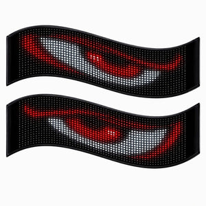 車用LEDディスプレイ スマホで光る演出 Devil's Eyes｜16×96・約60cm幅