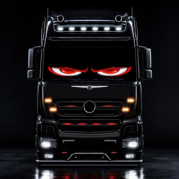 車用LEDディスプレイ スマホで光る演出 Devil's Eyes｜16×96・約60cm幅