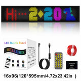 LED看板 スマホで長め表示 ロング｜16×96・約60cm幅 フレキシブルデジタルサイネージ