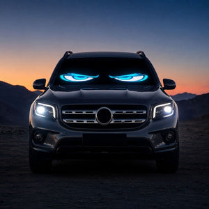 車用LEDディスプレイ スマホで光る演出 Devil's Eyes｜20×64・約35cm幅