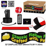 LEDサイン 施設向け2段特大 PLUS｜32×256・約192cm幅 フレキシブルデジタルサイネージ