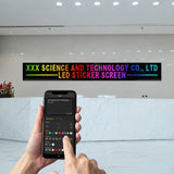 LEDサイン 街頭サイズの2段表示 PLUS｜32×320・約240cm幅 フレキシブルデジタルサイネージ