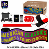 LEDビジョン 画像・動画も表示 最大級｜64×640・約308cm幅 フレキシブルサイネージ