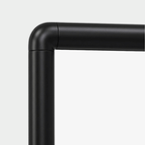 屋内用 ポスターパネル 4辺開き 幅広薄型 角丸オーソドックスタイプ A3〜A1/B3〜B1サイズ